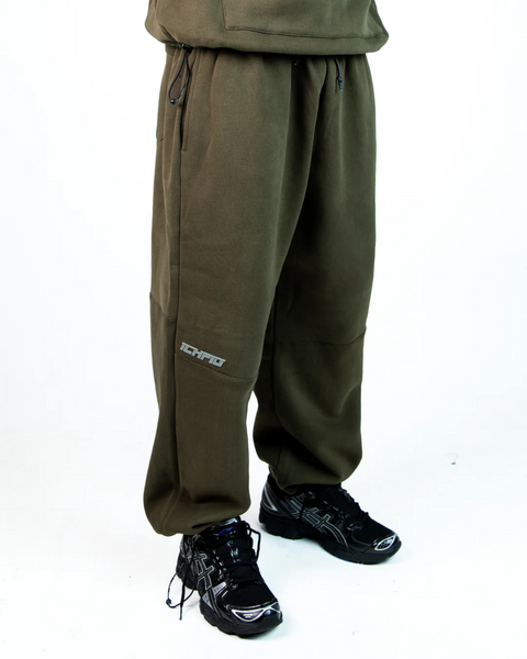 STRIKE SHOT CORD TRACK PANTS (BLACK / OLIVE / GREY)